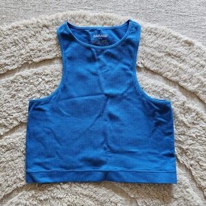 Garage Ribbed Scuba Tank, Blue, Size Medium